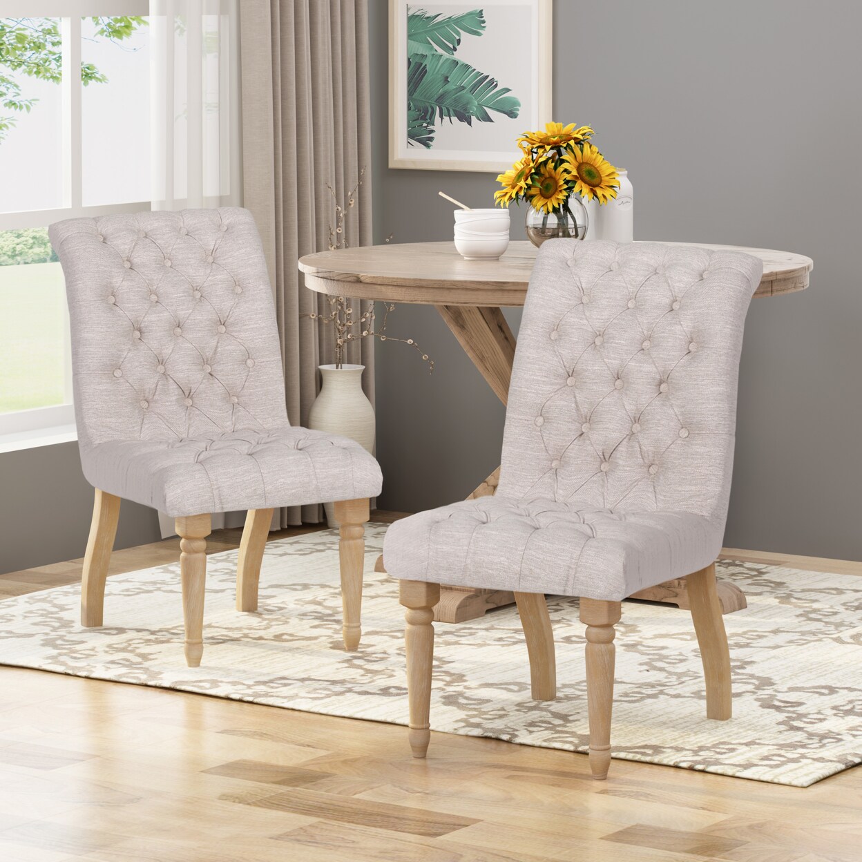 Diamond stitch dining discount chair