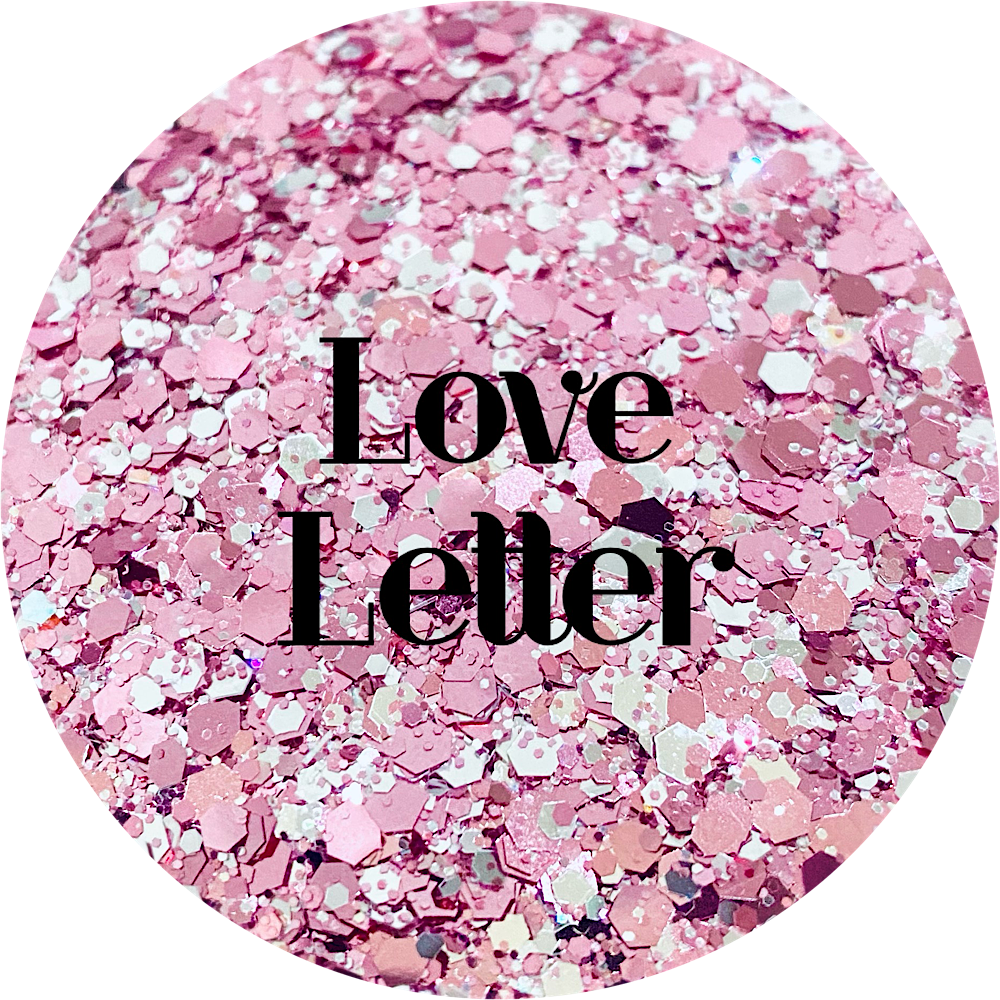Polyester Glitter Love Letter by Glitter Heart Co.™ Michaels