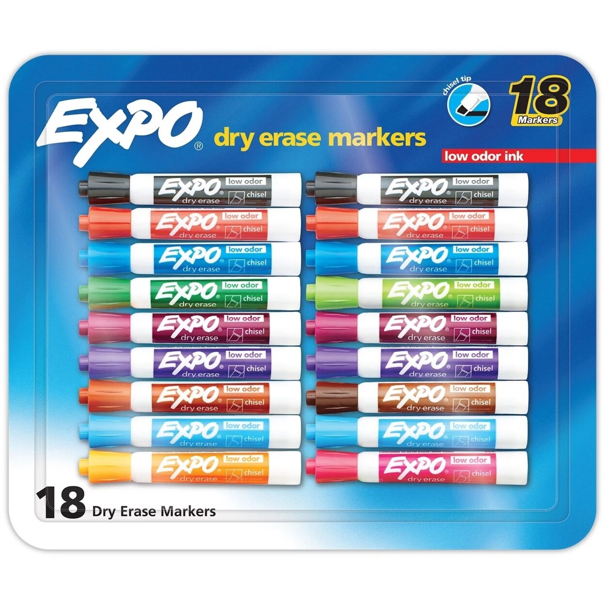 Expo Neon™ Dry-Erase Bullet Tip Window Markers