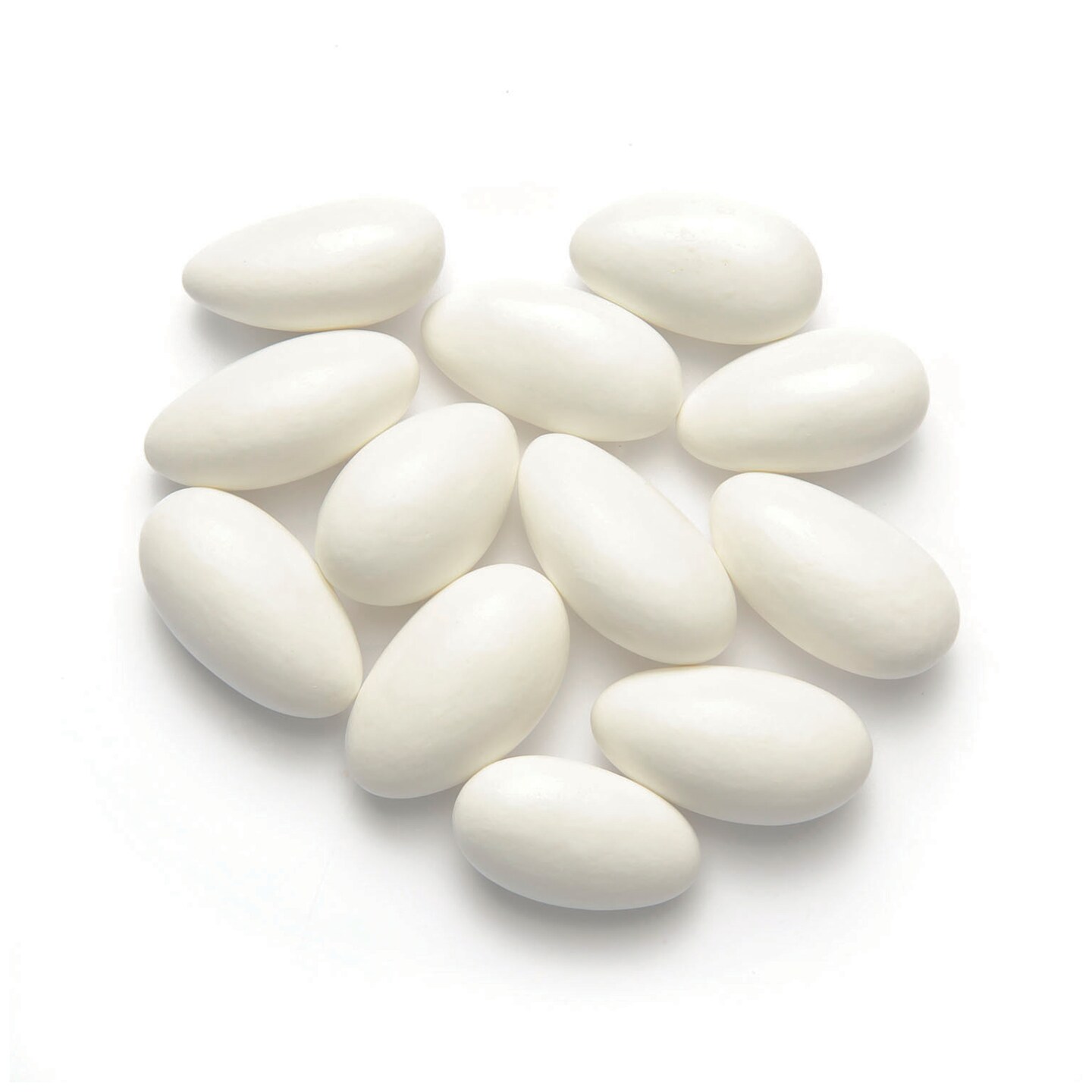 200 Pcs White Jordan Almonds Party Candy (2 lbs)