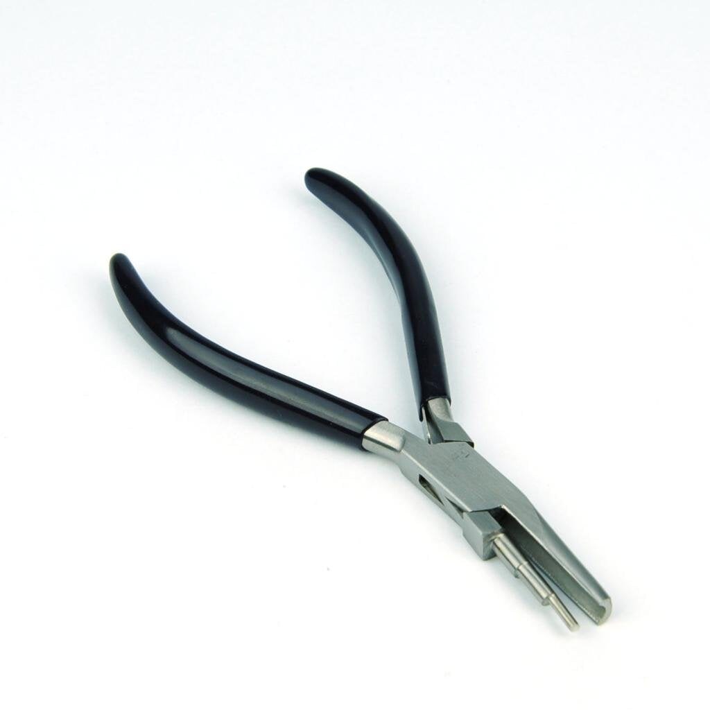 EuroTool PLR-748.00 Wire Looping Pliers with Concave Lower Jaw