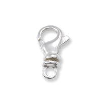 Swivel Lobster Clasp 10.5mm Sterling Silver (1-Pc)