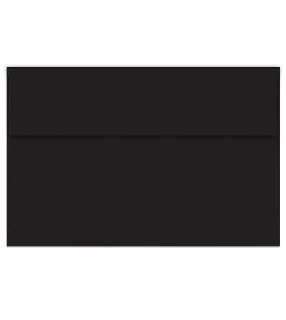Great Papers! Specialty Envelope, A9 - 8.75&#x22; x 5.75&#x22; Envelope, Black, Gummed Adhesive, 40 count