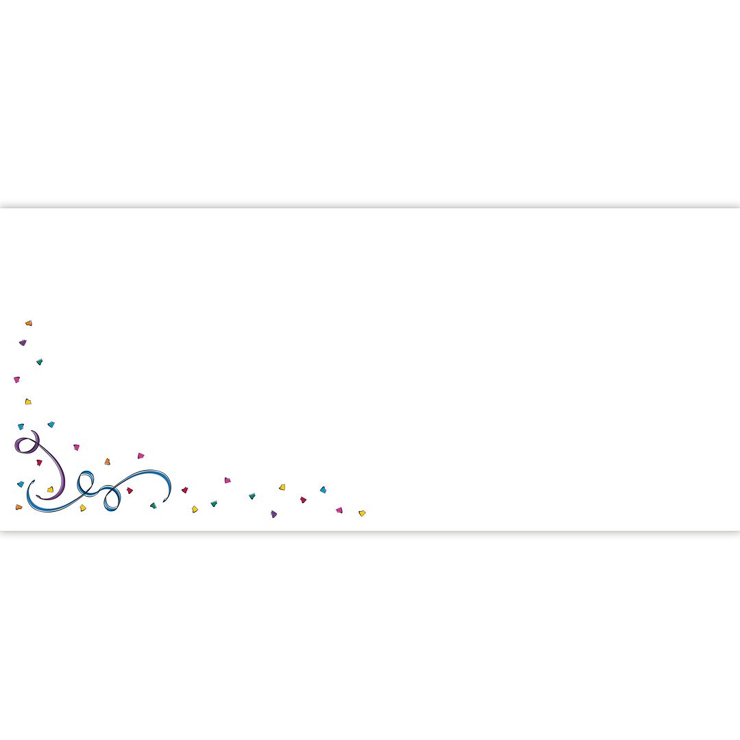 Great Papers! Coordinating Envelope, #10, 9.5" x 4.125", Envelope, Party Elements, Gummed Adhesive, Printer Friendly, 40 count