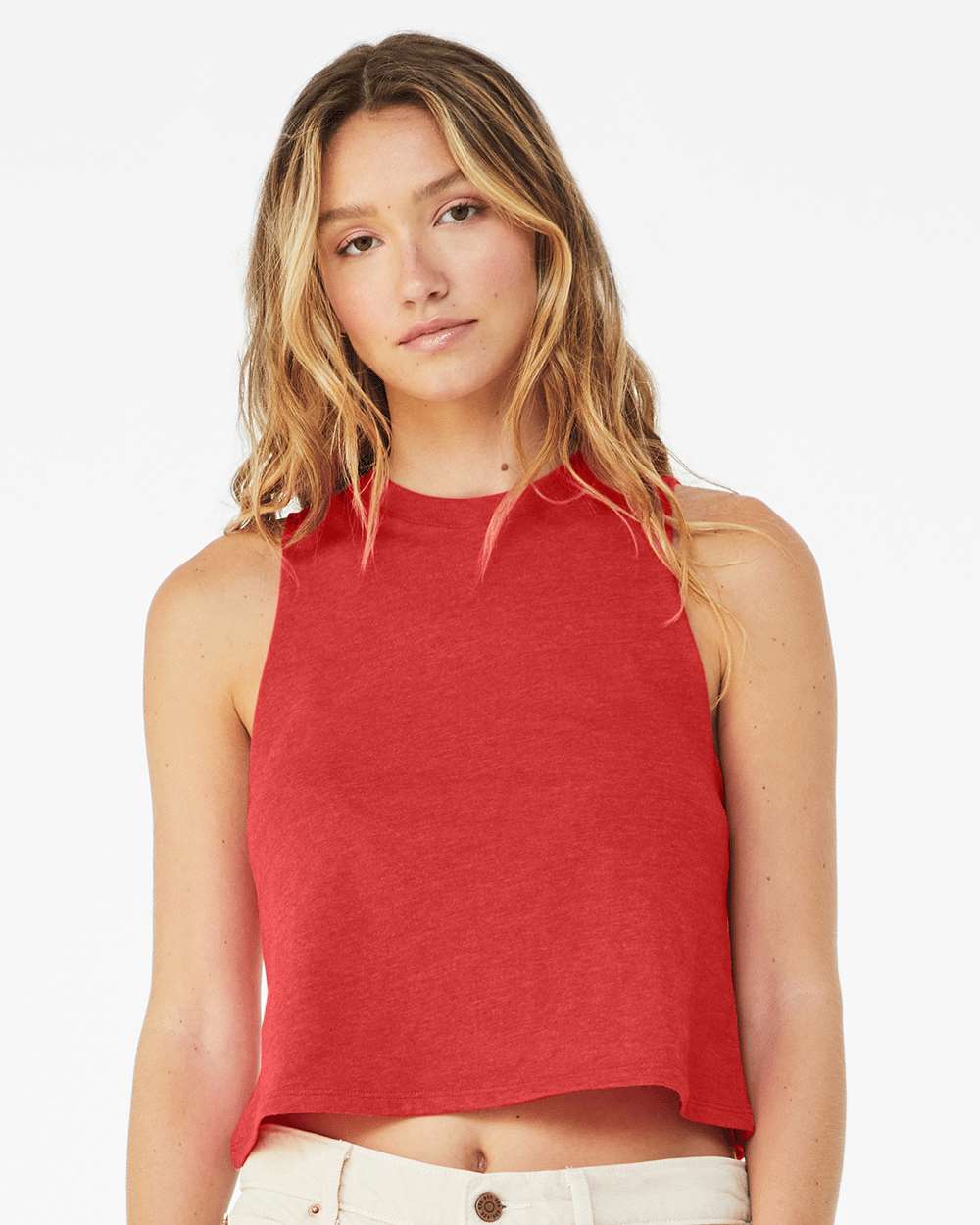 RADYAN® Women’s Racerback Crop Tank Top for Workout, Gym Wear, Casual Style & Active Lifestyle Comfort
