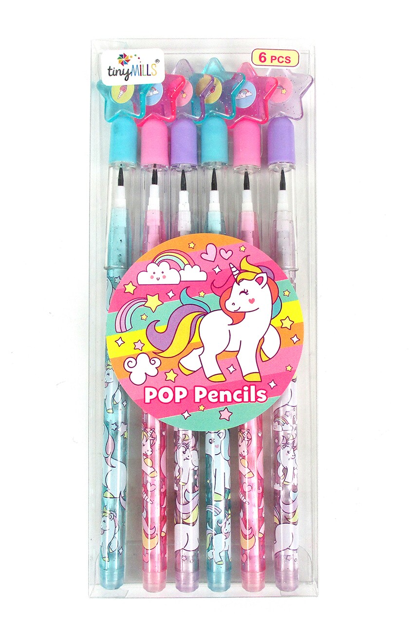 Unicorn Multi-Point Pencils - 6 Pcs Pack