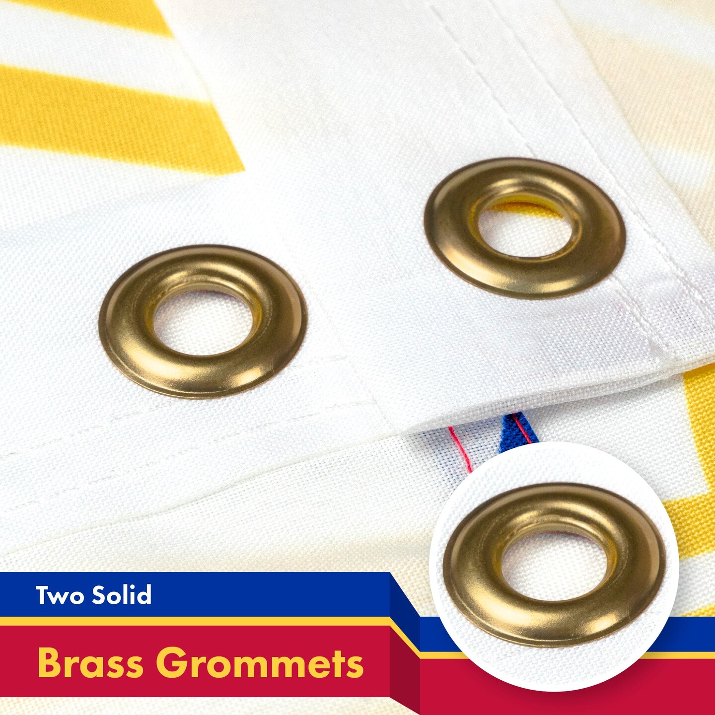 Philippines (Philippine) Flag | 3x5 feet | Printed 150D, Indoor/Outdoor, Vibrant Colors, Brass Grommets, Quality Polyester, Much Thicker More Durable Than 100D and 75D Polyester