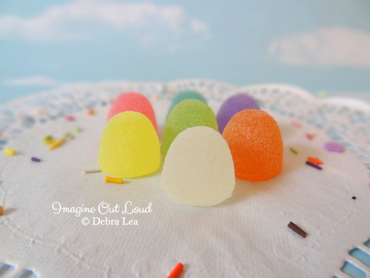 Fake Candy Rainbow PASTEL LARGE Jumbo Gumdrops Display Food Prop Decor |  MakerPlace by Michaels, image size:1080x810