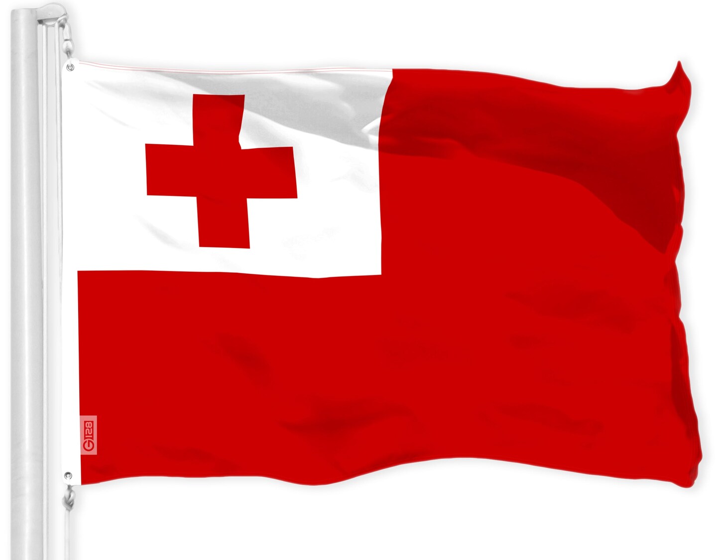 G128 Combo Pack: American USA Flag 3x5 Ft & Tonga Tongan Flag 3x5 Ft | Both LiteWeave Pro Series Printed 150D Polyester, Brass Grommets