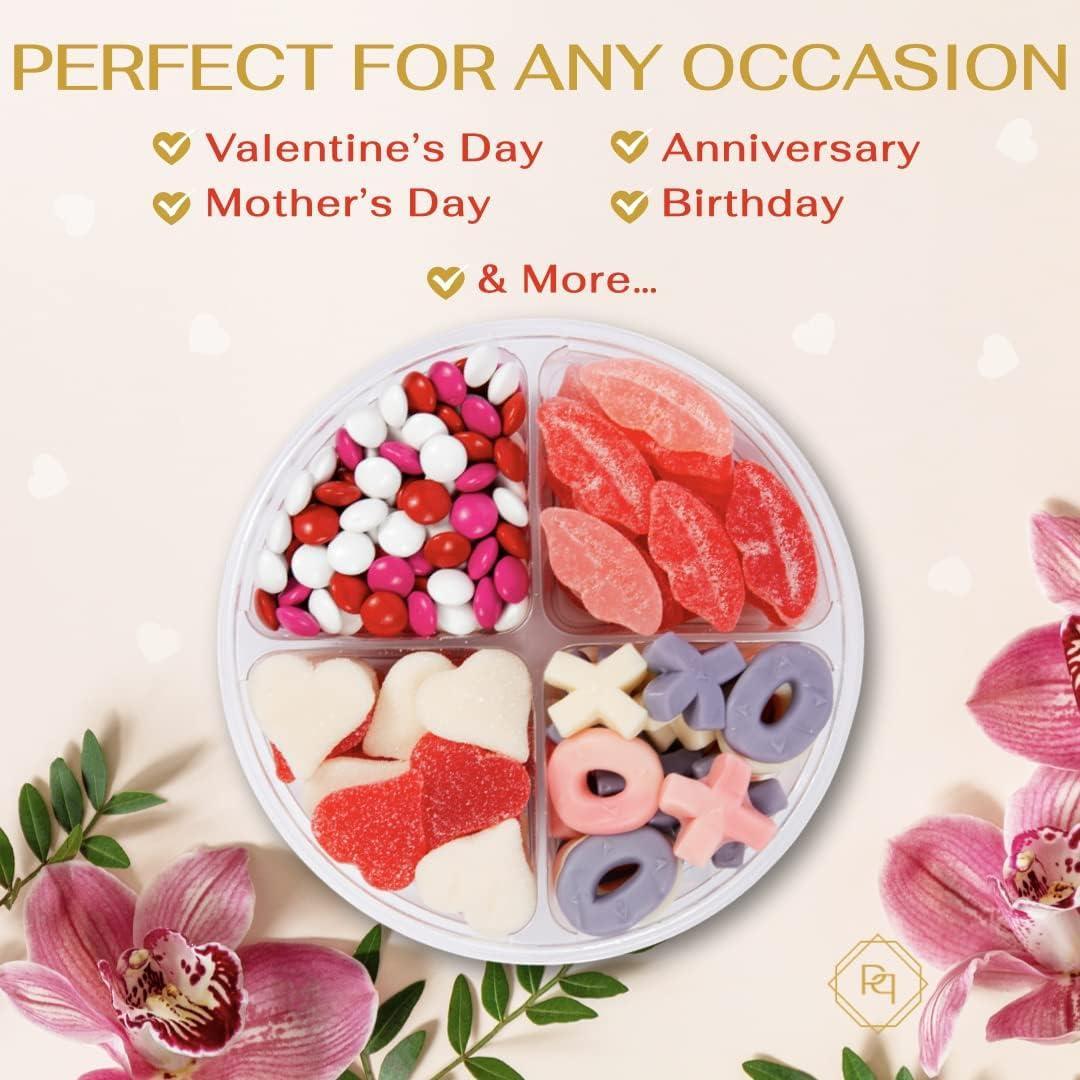 Love Candy &#x26; Chocolate Gift | Chocolate and Sour Gummy Candy Assortment | Chocolate and Gummies Candy for any Occasion | Gift for Mothers day and Lovers