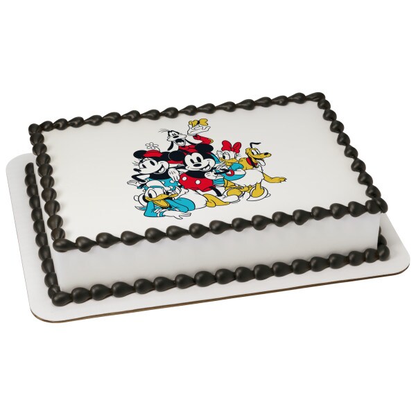 Mickey Mouse &#x26; Friends Sensational 6 Edible Cake Topper Image