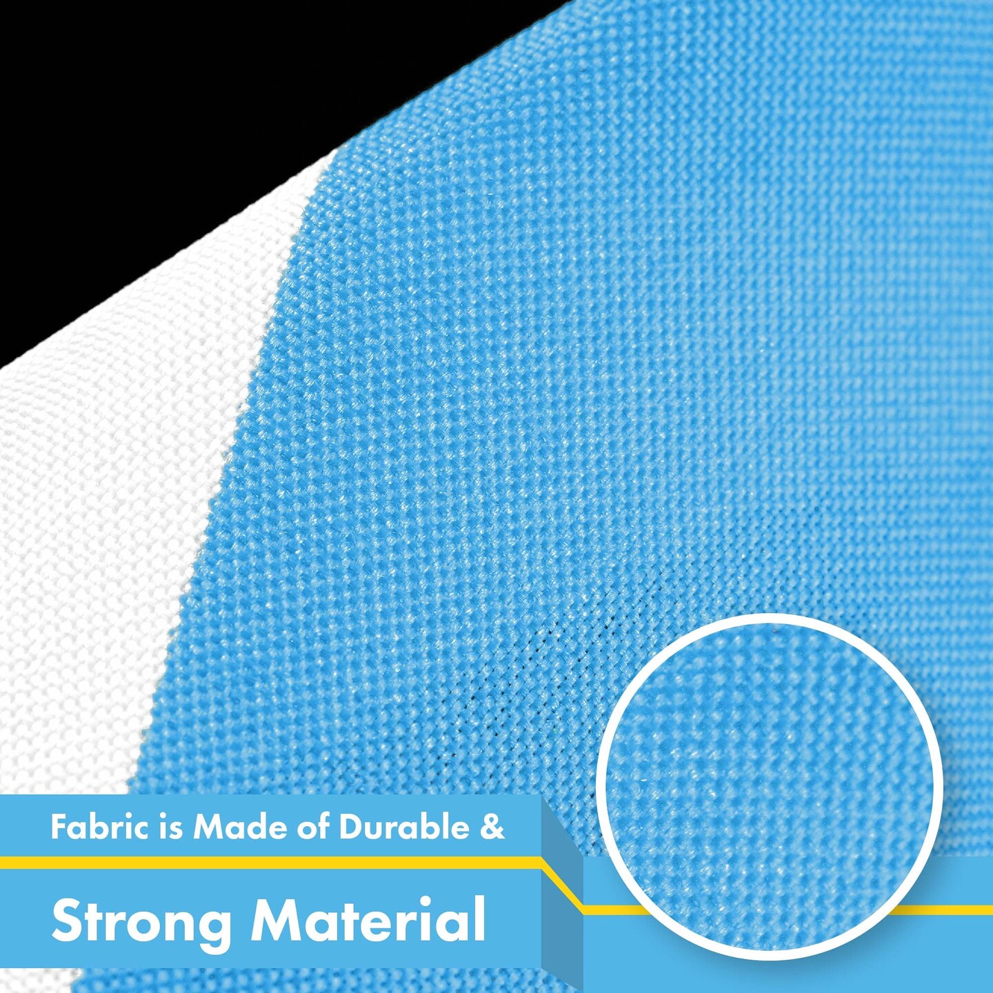 G128 3 Pack: Saint Lucia Saint Lucian Flag | 3x5 Ft | LiteWeave Pro Series Printed 150D Poly | Country Flag, Indoor/Outdoor, Vibrant Colors, Brass Grommets, Thicker and More Durable Than 100D 75D Poly