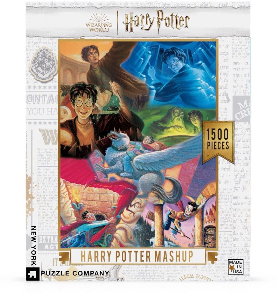 New York Puzzle Company Harry Potter Mashup 1500 Piece Puzzle