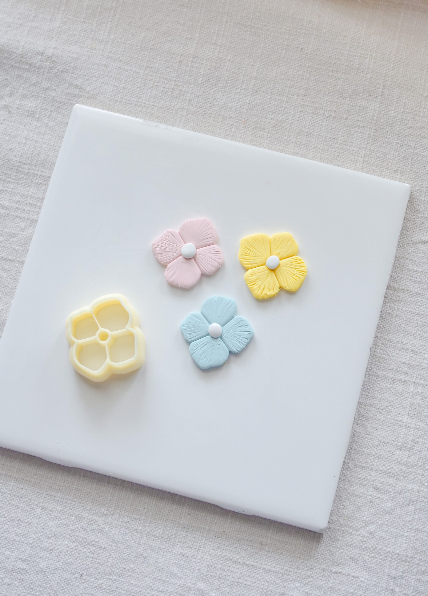 Flower Polymer Clay Cutter Set by Hello Cutters