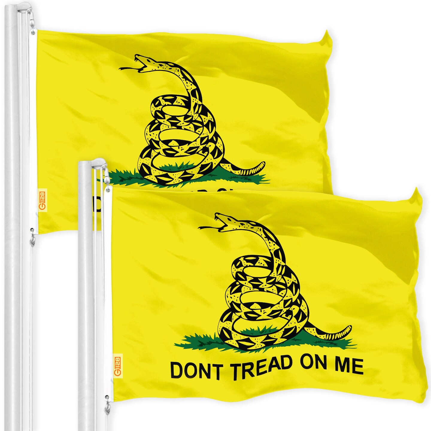 Bandera USA 3x5 Pies Con Serpiente Gadsden "Don't Tread On Me" - Poliéster, Impresa, Envío Rápido USA