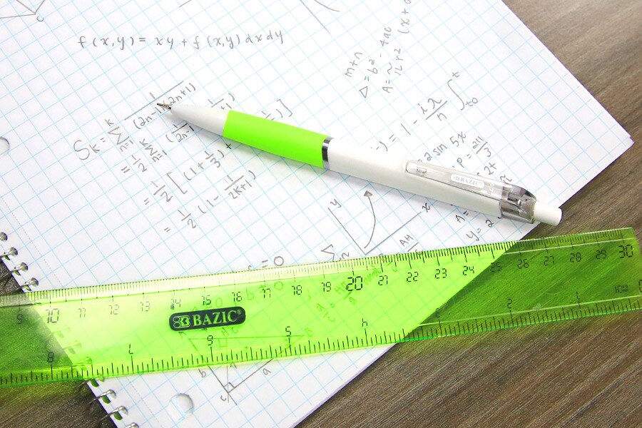 BAZIC 0.7 mm Prism Mechanical Pencil w/ Ceramic High-Quality Lead