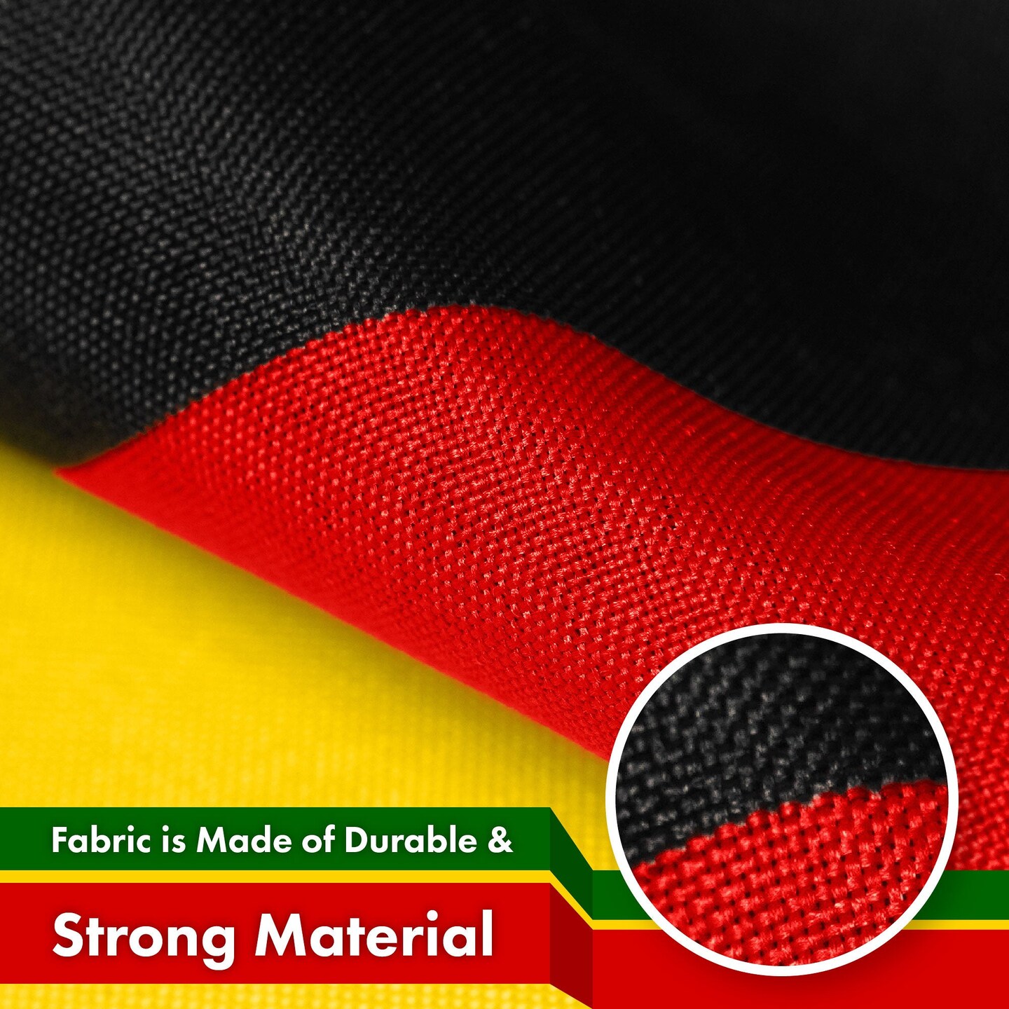 G128 2 Pack: Zimbabwe Zimbabwean Flag | 3x5 Ft | LiteWeave Pro Series Printed 150D Polyester | Country Flag, Vibrant Colors, Brass Grommets, Thicker and More Durable Than 100D 75D Polyester
