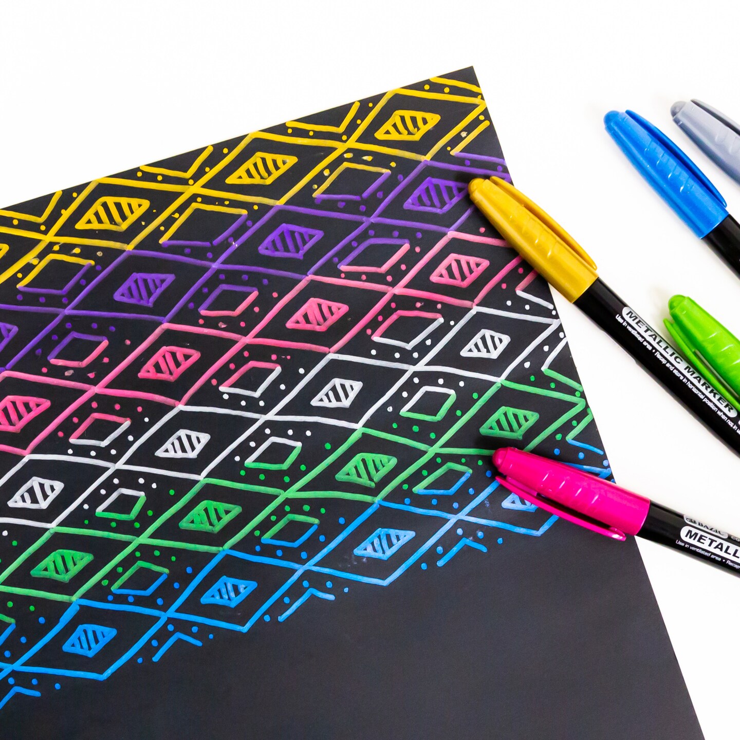 BAZIC 6 Metallic Markers