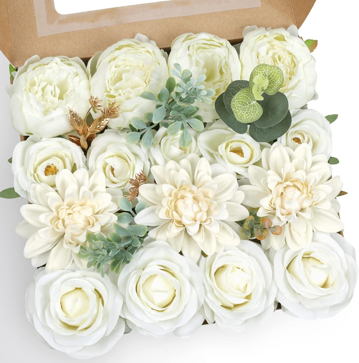Silk Mix Flower Combo: Peony, Rose, Hydrangea, Daisy
