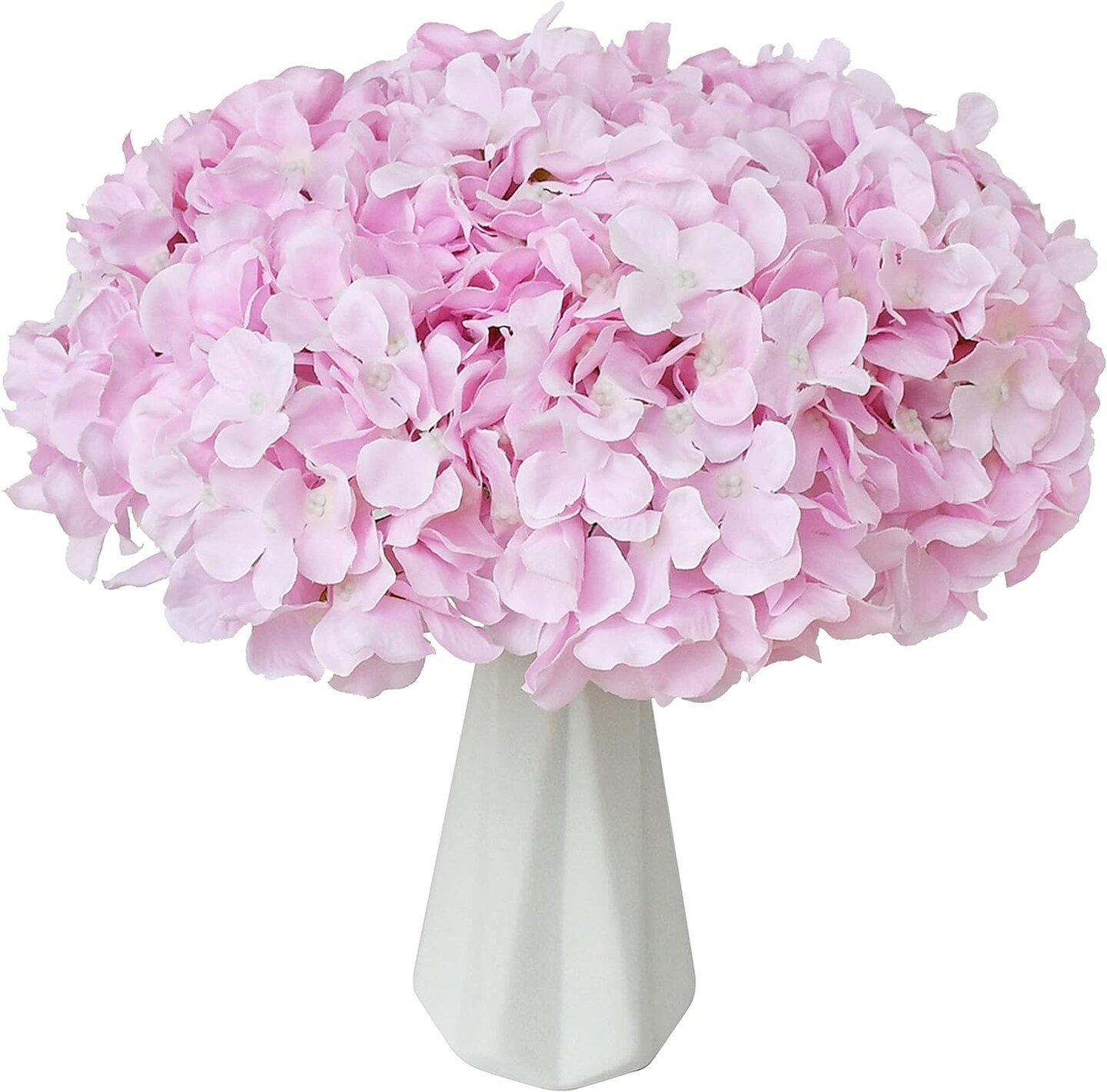 10pcs Hydrangea Silk Flower Heads: Perfect for Mother&#x27;s Day, Easter, and Weddings