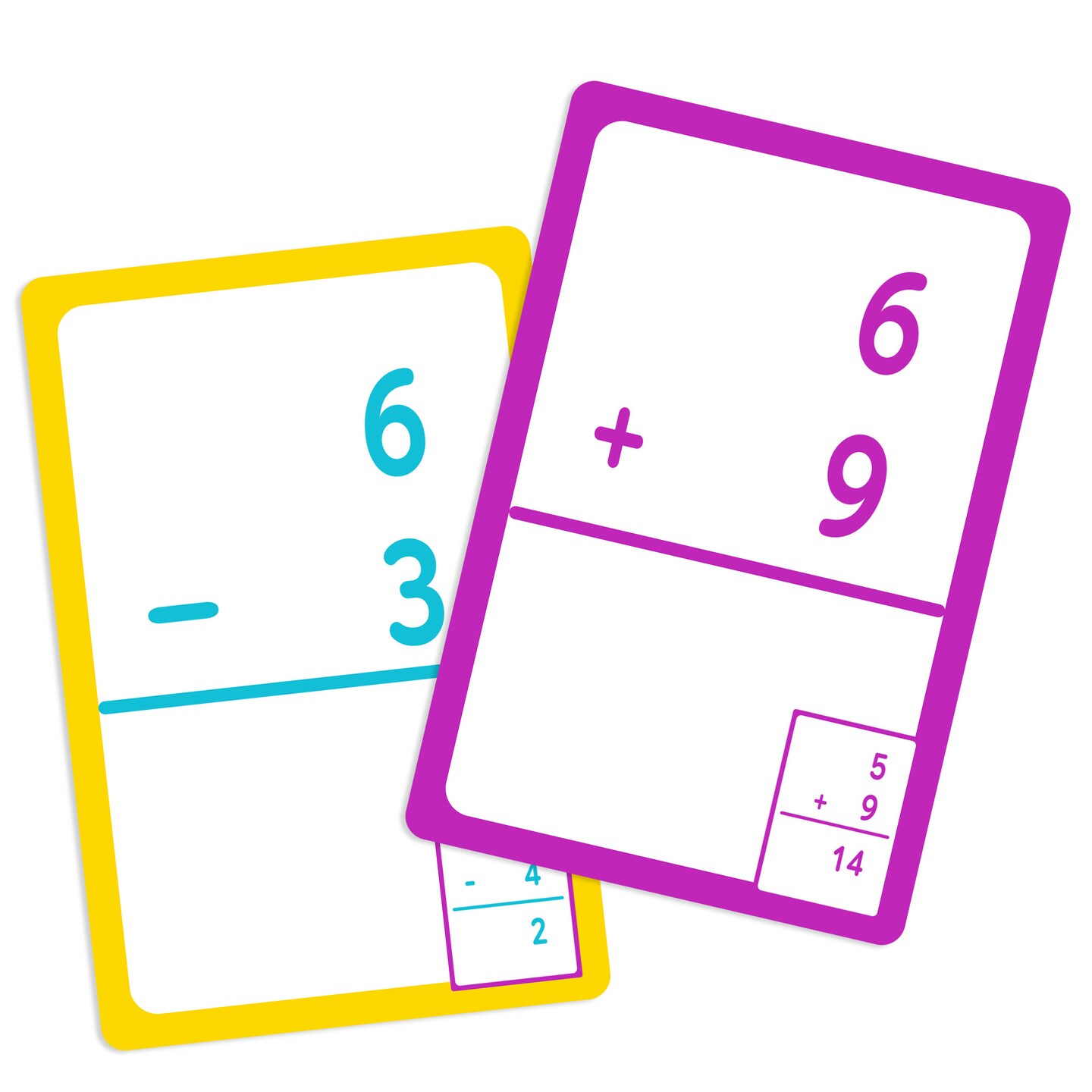 BAZIC Flash Cards Subtraction (36/Pack)