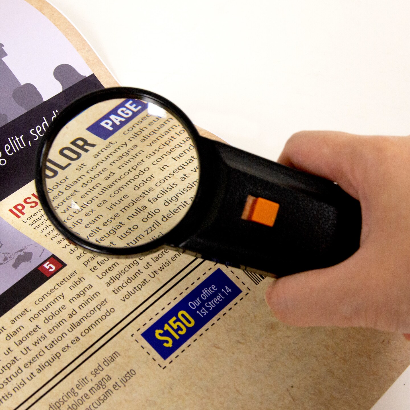 BAZIC 2x Magnifier Sets (3/Pack)