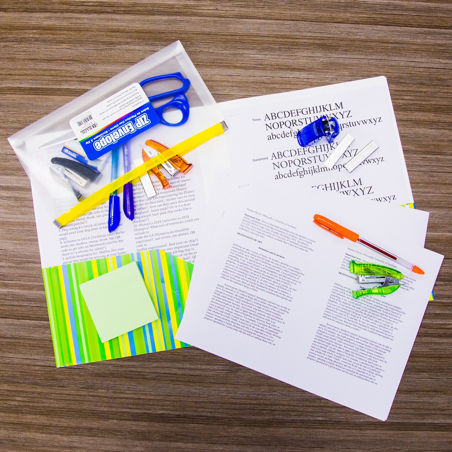 BAZIC Mini Standard Stand-Up Stapler (26/6) w/ 500 Ct. Staples