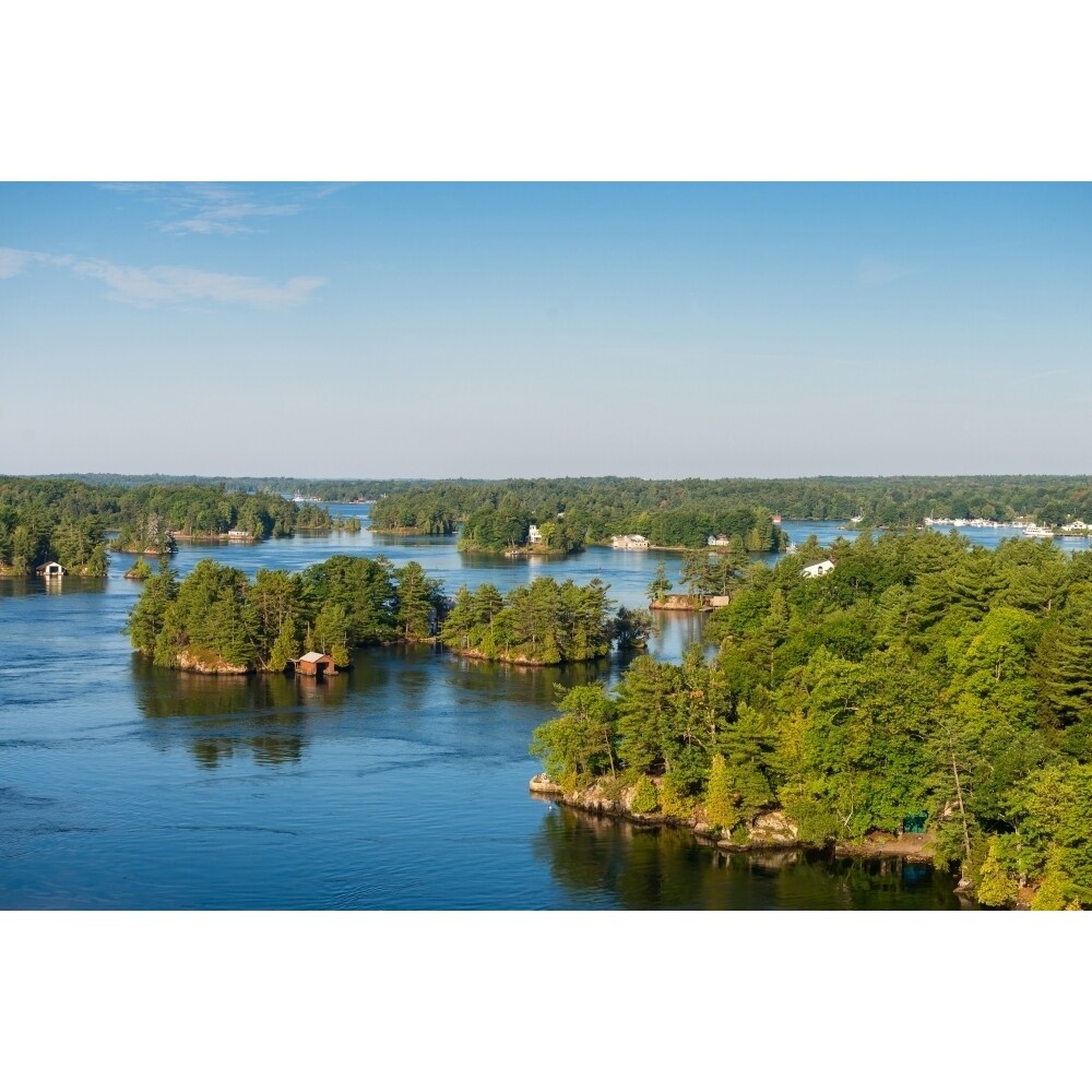Cottages In Thousand Islands Region Of Ontario Canada Poster Print By Panoramic Images