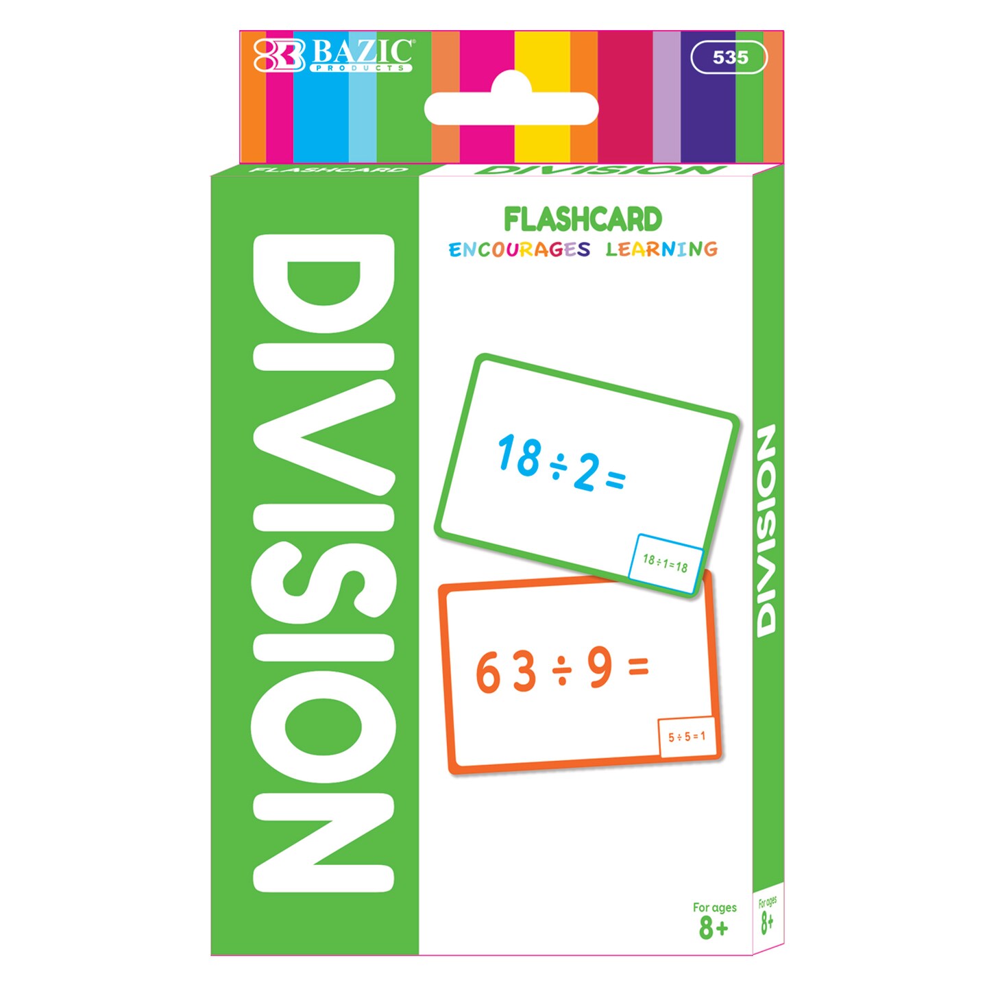 BAZIC Flash Cards Division (36/Pack)