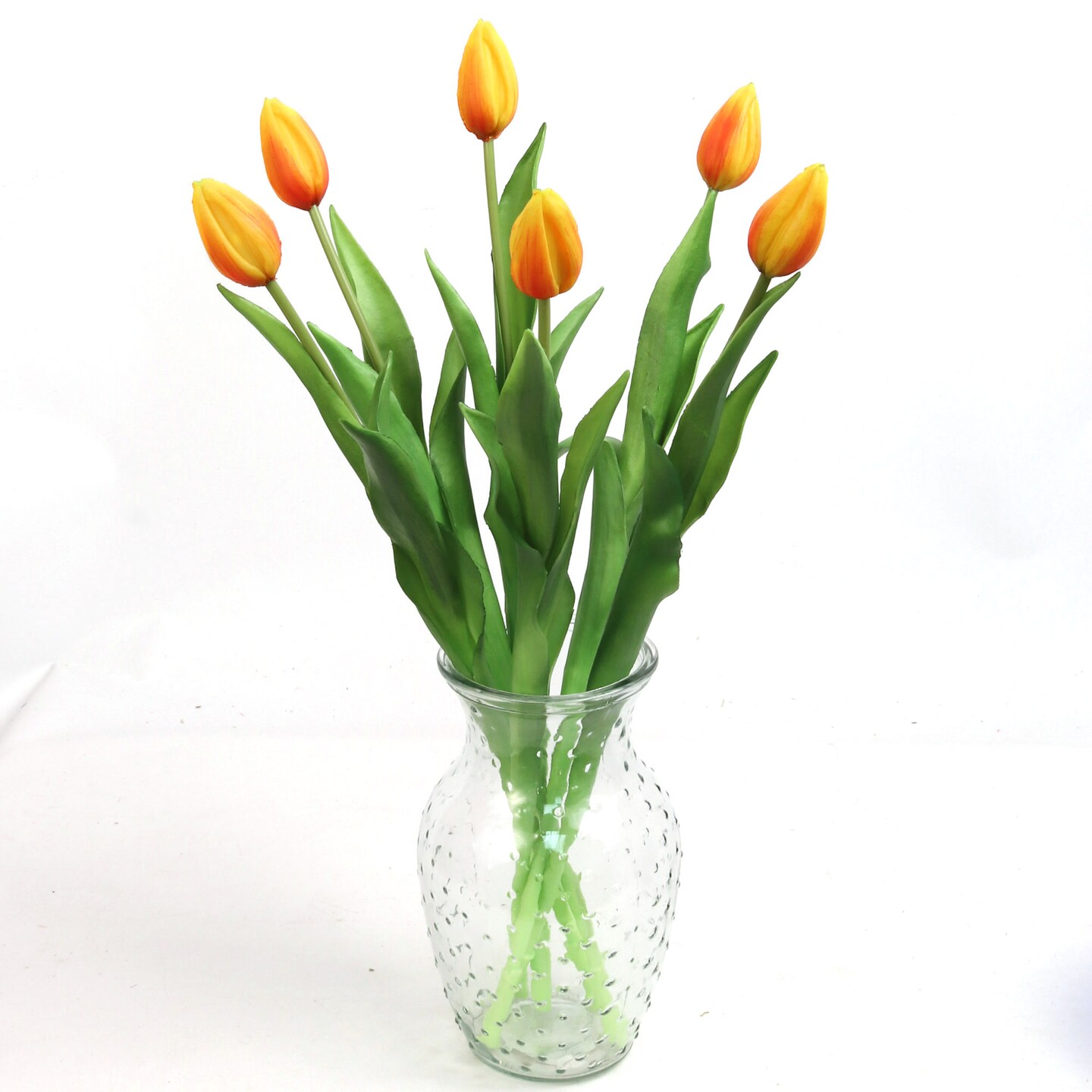 24-Pack: Real Touch Orange Tulip Bud Stem, Floral Home by Artificial Flowers
