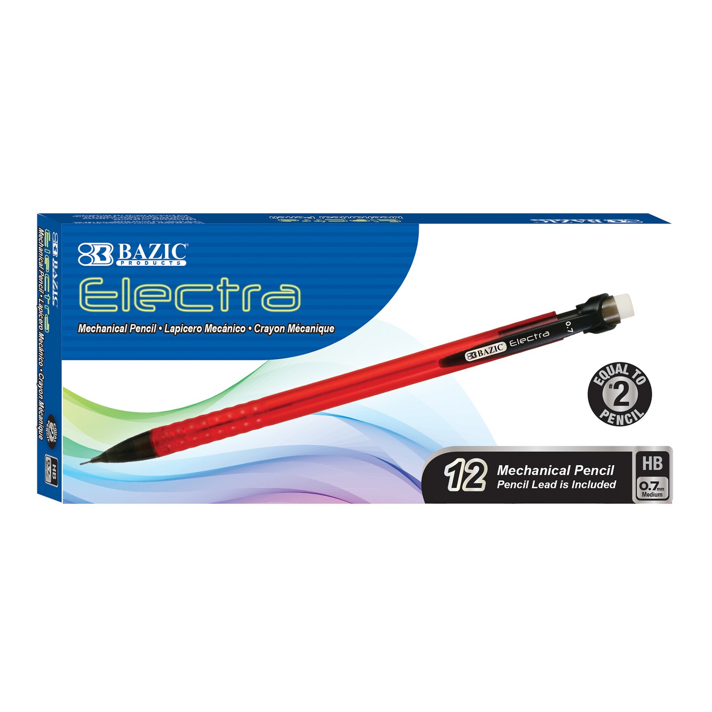 BAZIC 0.7 mm Electra Mechanical Pencil (12/Pack)