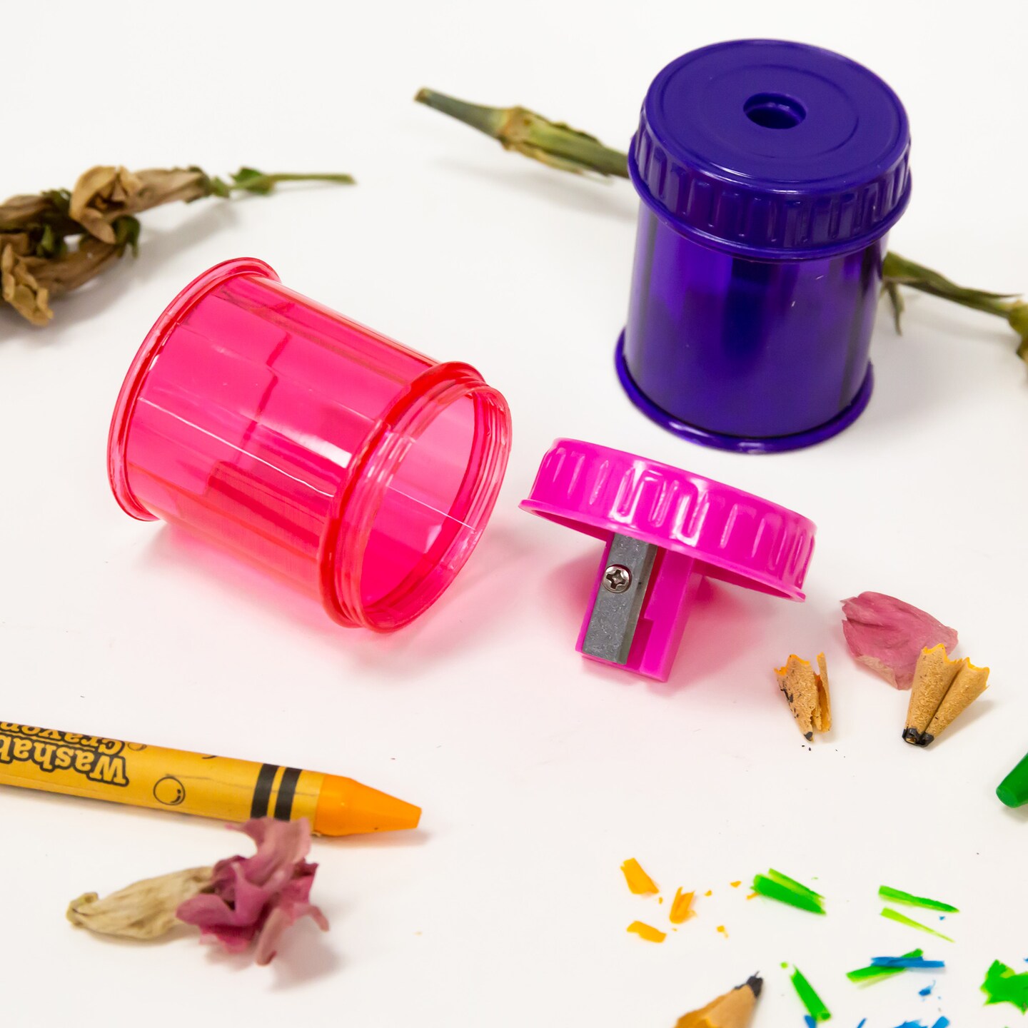 BAZIC Dual Blade 2 Sharpener + 2 Round Receptacle Sharpener