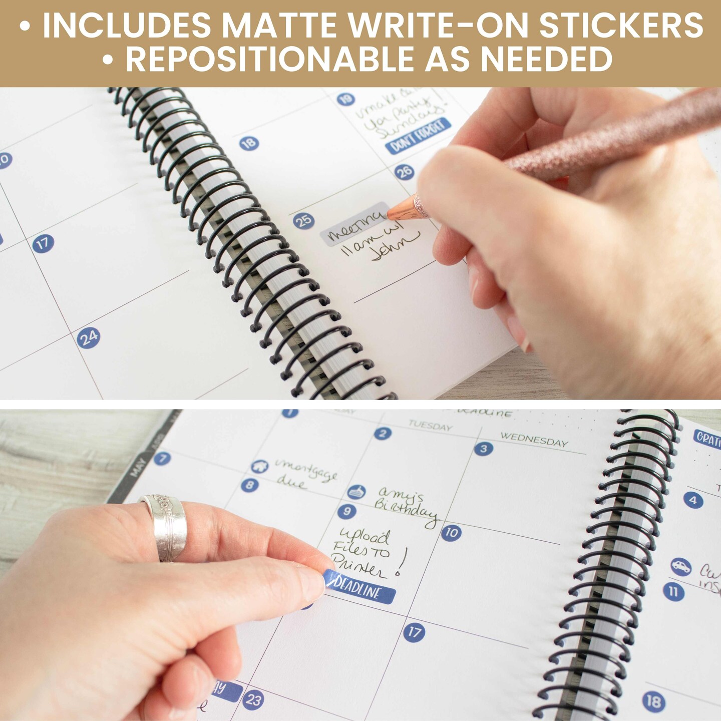 Planner Stickers, Calendar Essentials Pack, Happy Seasons product 6
