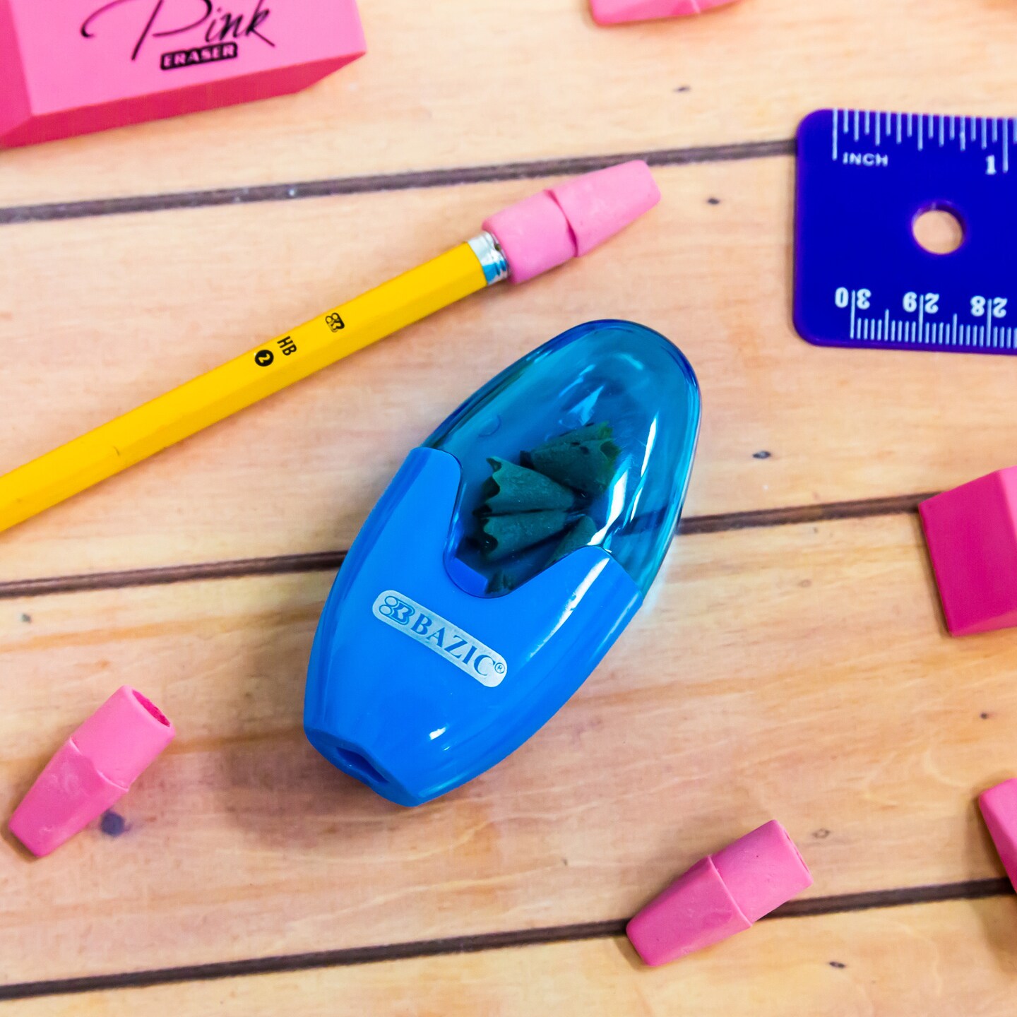 BAZIC Pink Eraser Top (20/Pack)