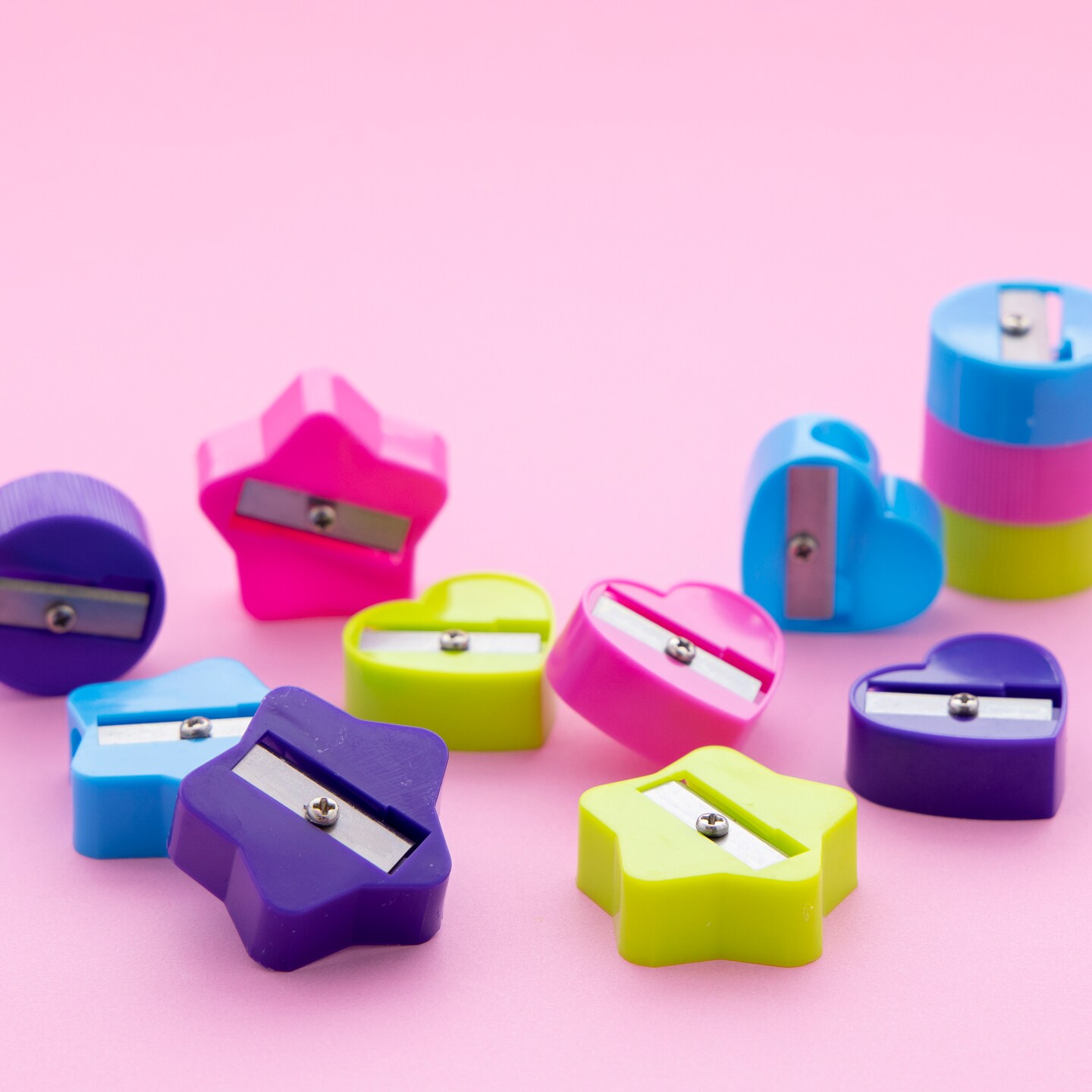 BAZIC Fun Shaped Pencil Sharpener (12/Pack)