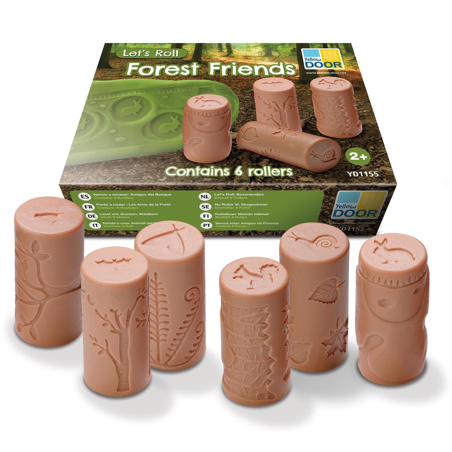 Let&#x27;s Roll, Forest Friends Rollers, Set of 6