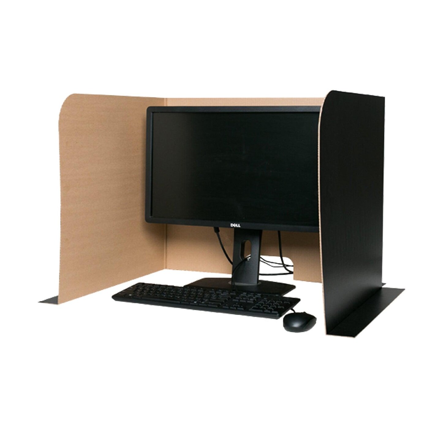 Computer Lab Privacy Screen, Small, 22&#x22; x 20&#x22; x 20&#x22;, Pack of 3