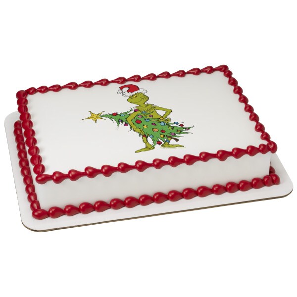 How the Grinch Stole Christmas Edible Cake Topper Image - 1/4 Sheet
