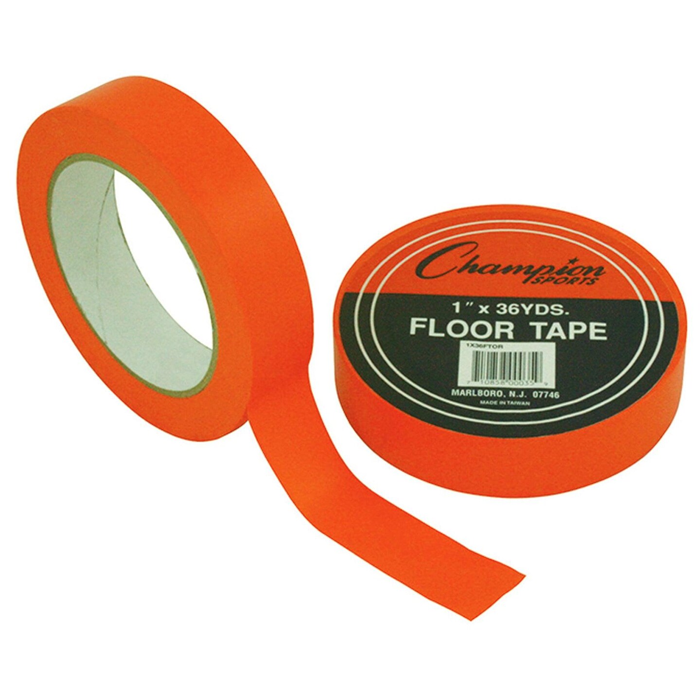 Floor Marking Tape, 1&#x22; x 36 yd, Orange, 6 Rolls