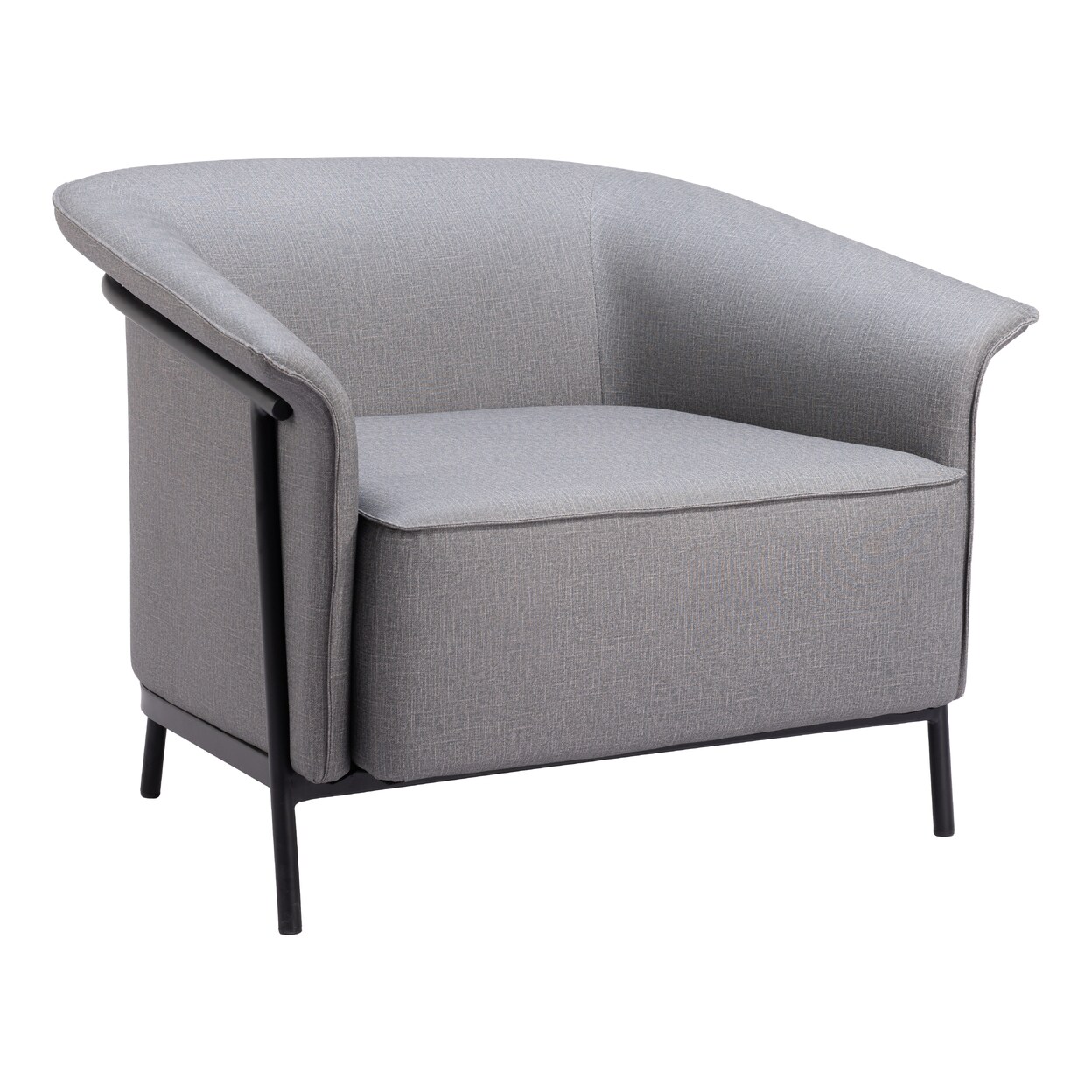Zuo Modern Contemporary Inc. Burry Accent Chair Slate Gray
