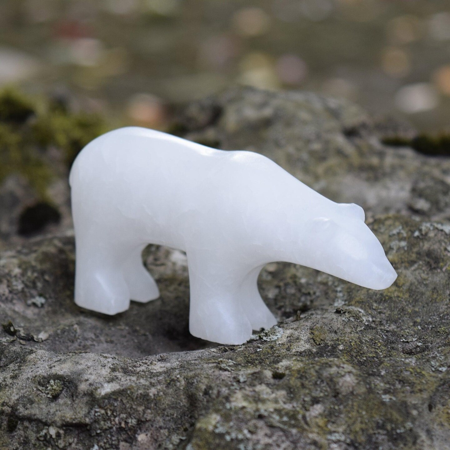 Mothers Day Gift - Polar Bear Alabaster Carving Kit
