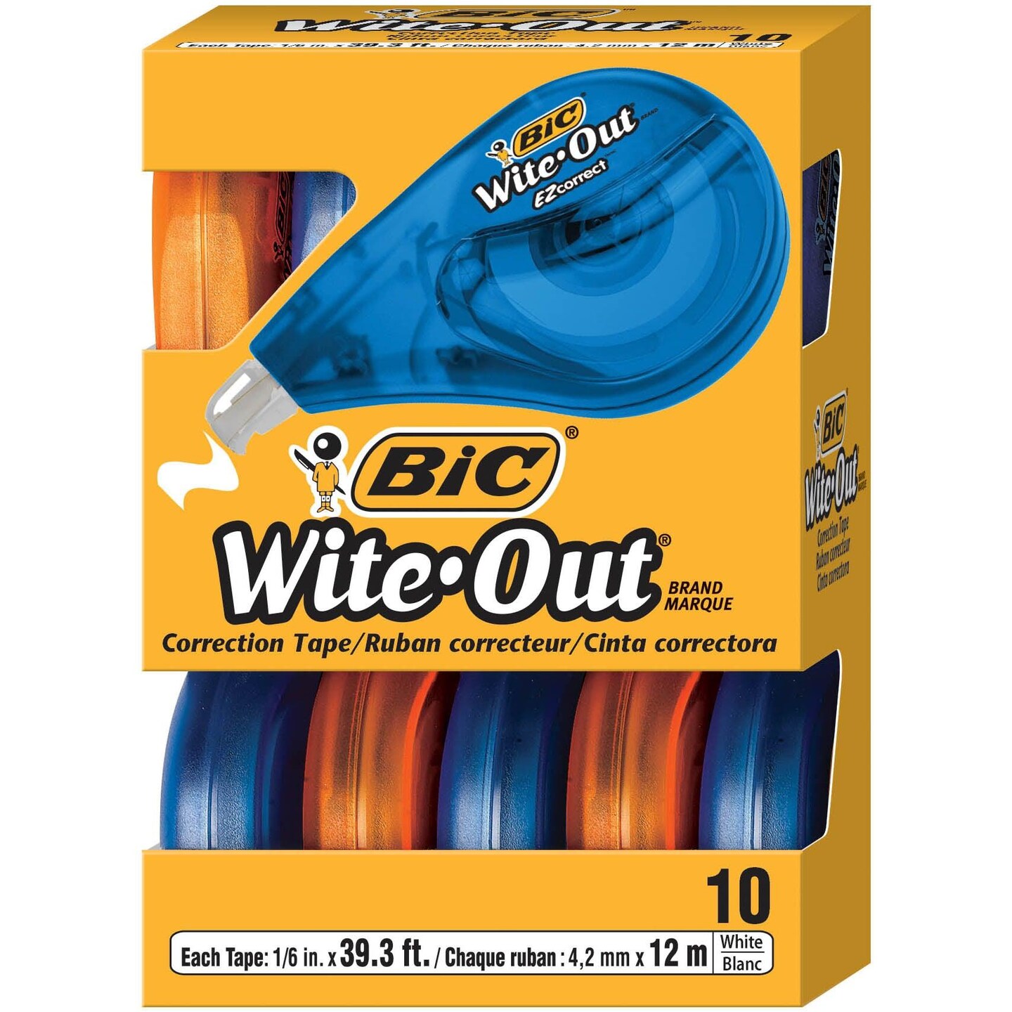 Wite-Out&#xAE; Brand EZ Correct&#xAE; Correction Tape, Pack of 10