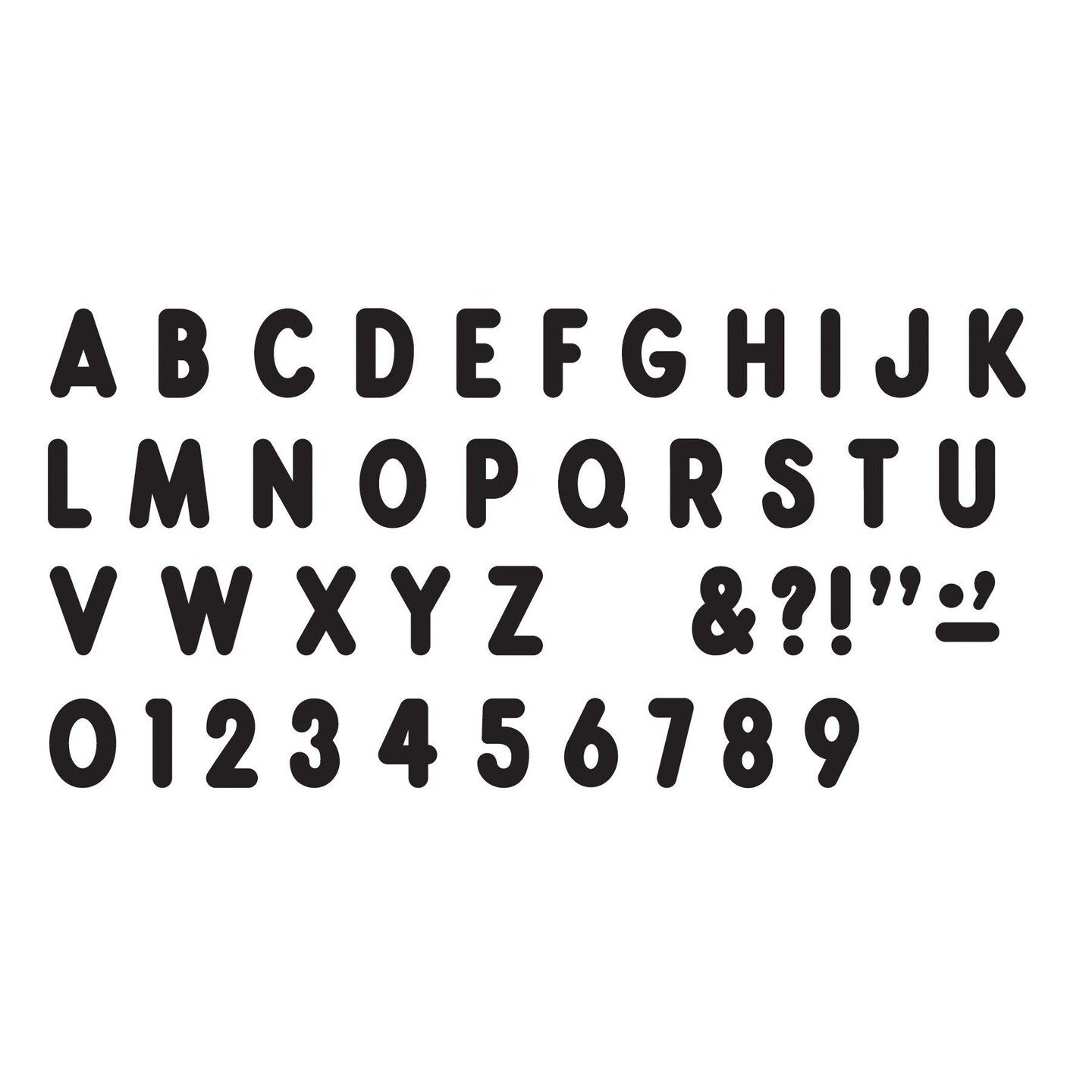 Black 7&#x22; Billboard Uppercase Ready Letters&#xAE;, 3 Packs