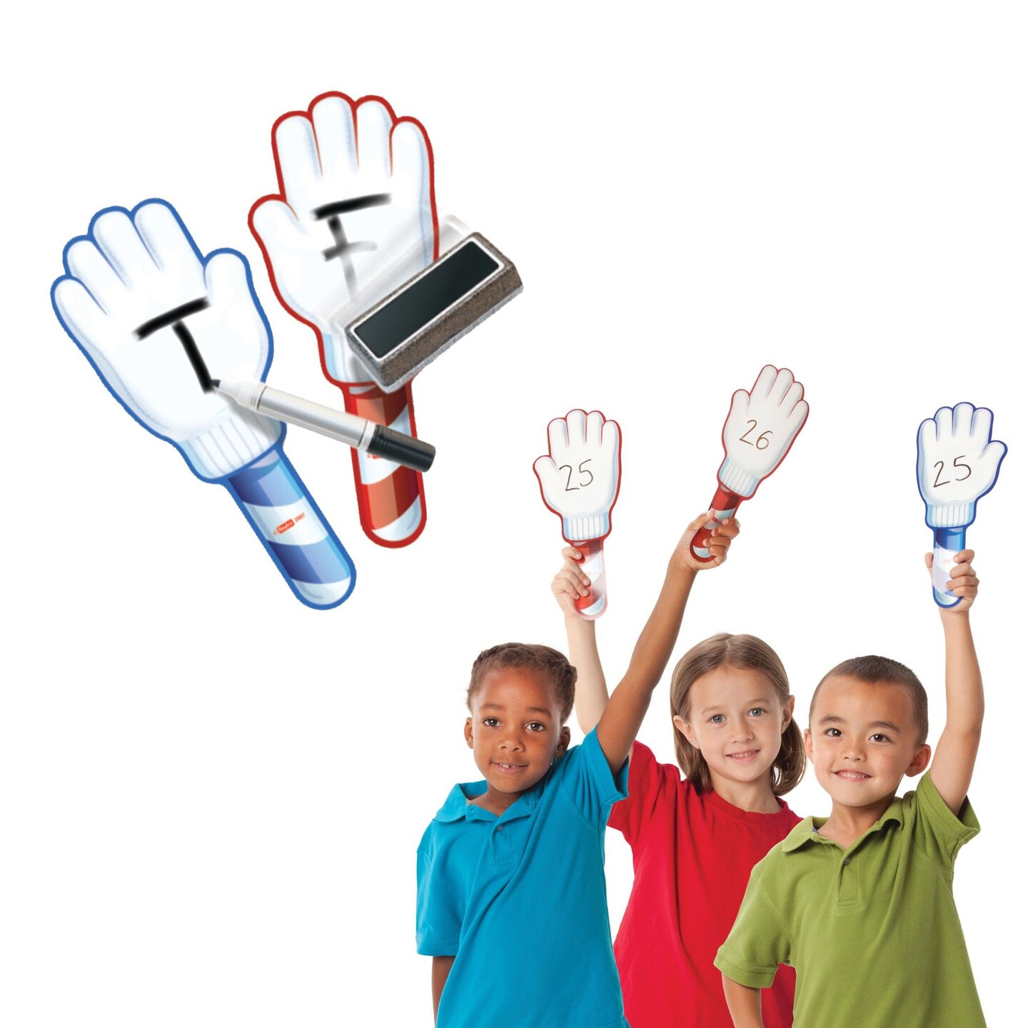 Hands Up Dry Erase Answer Boards&#xAE;, Pack of 24