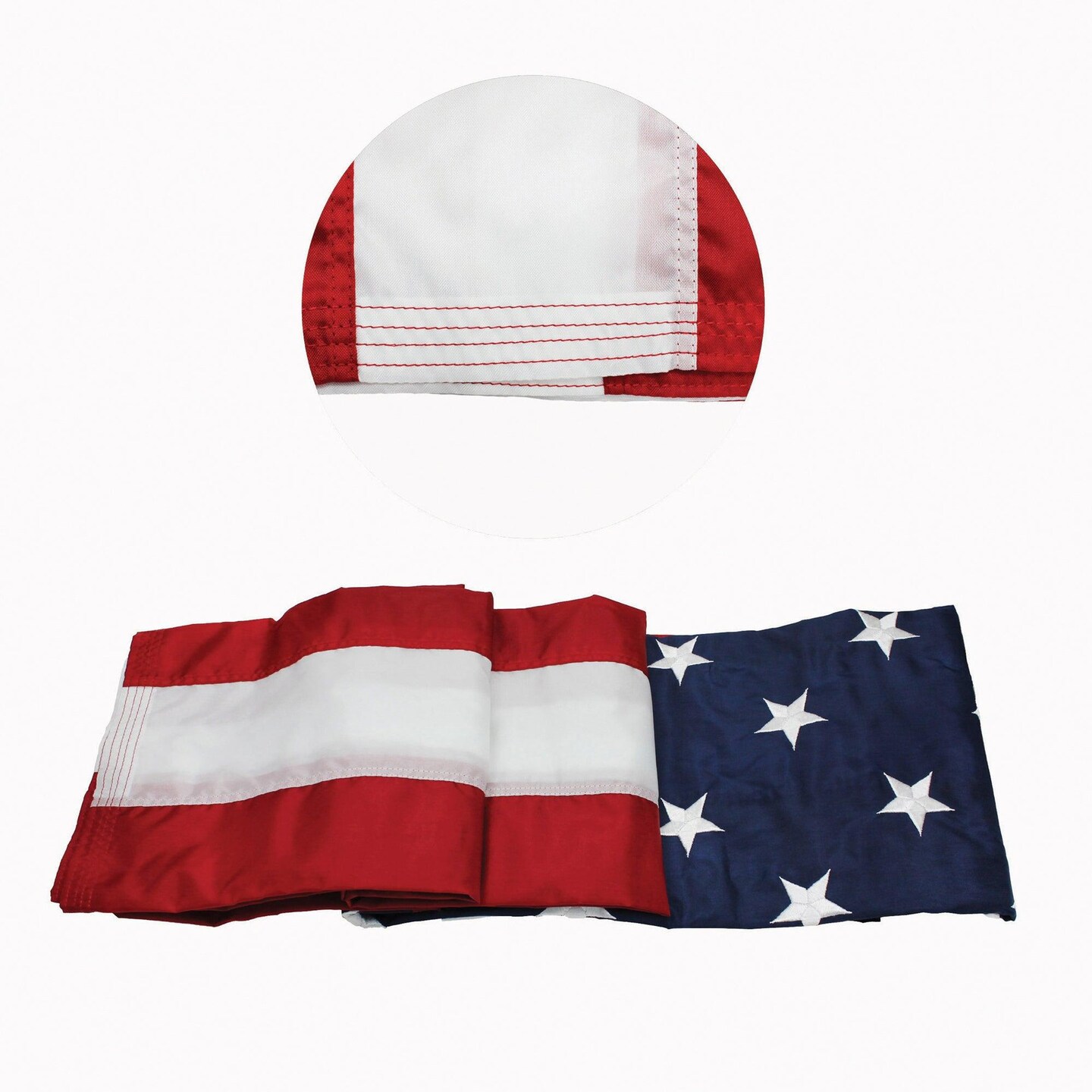 Durawavez Nylon Outdoor U.S. Flag with Heading &#x26; Grommets, 4&#x27; x 6&#x27;