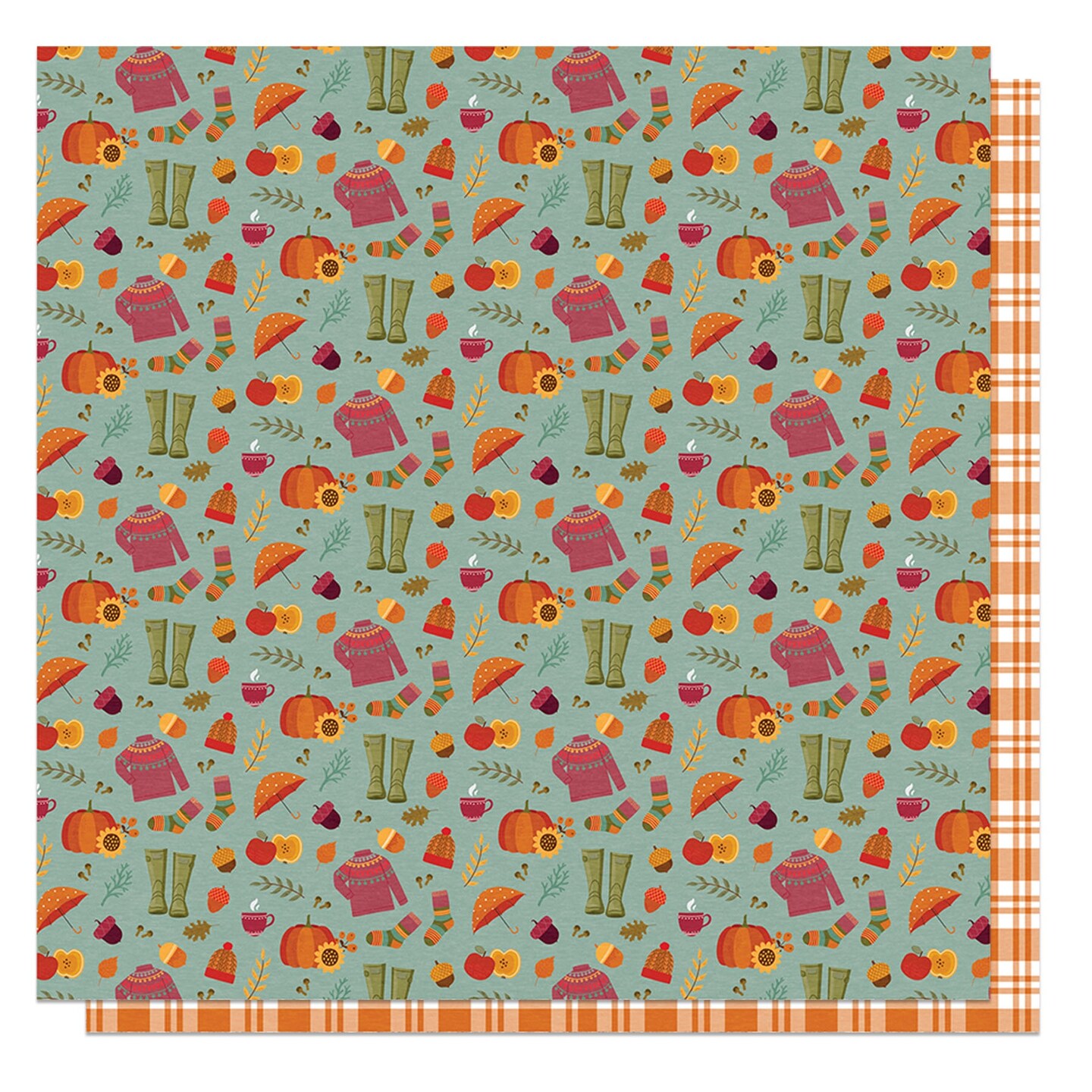 Autumn Vibes Double-Sided Cardstock 12&#x22;X12&#x22;-Fall Frolic