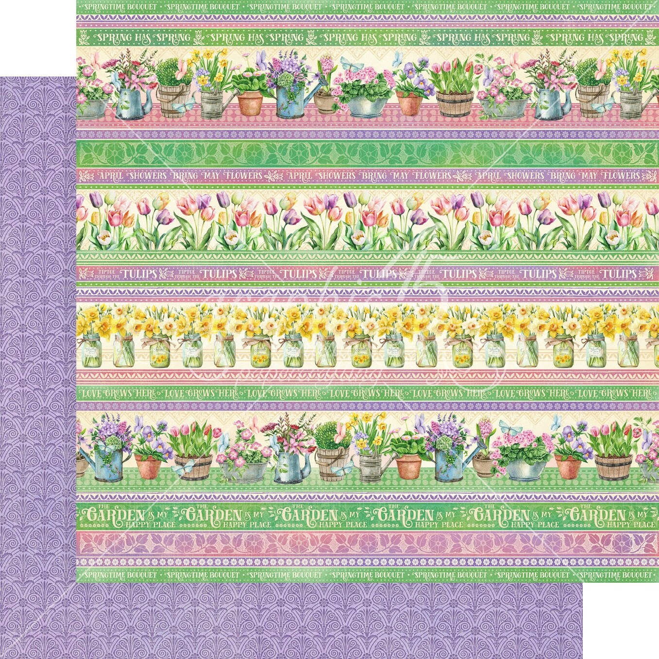 Grow With Love Double-Sided Cardstock 12&#x22;X12&#x22;-Garden Club