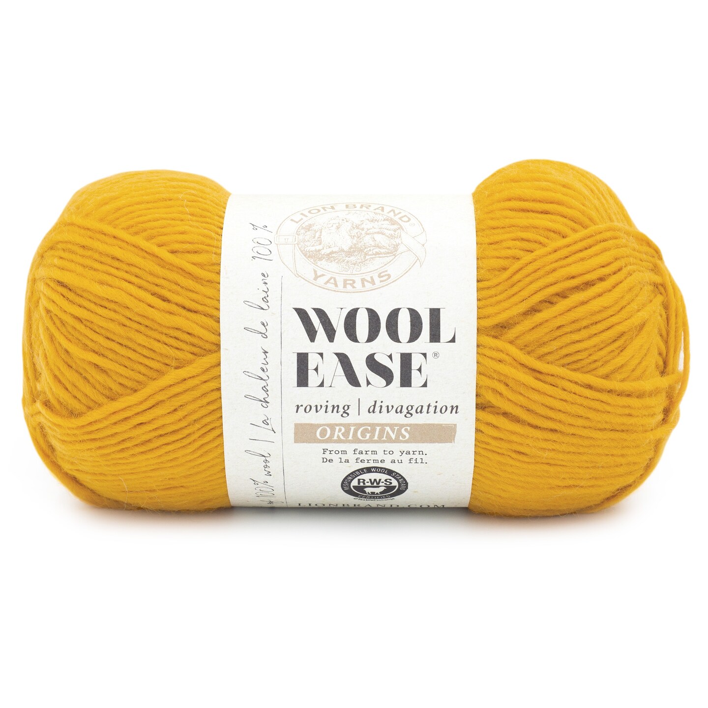 Lion Brand Wool Ease Roving Origins Yarn Goldenrod Michaels