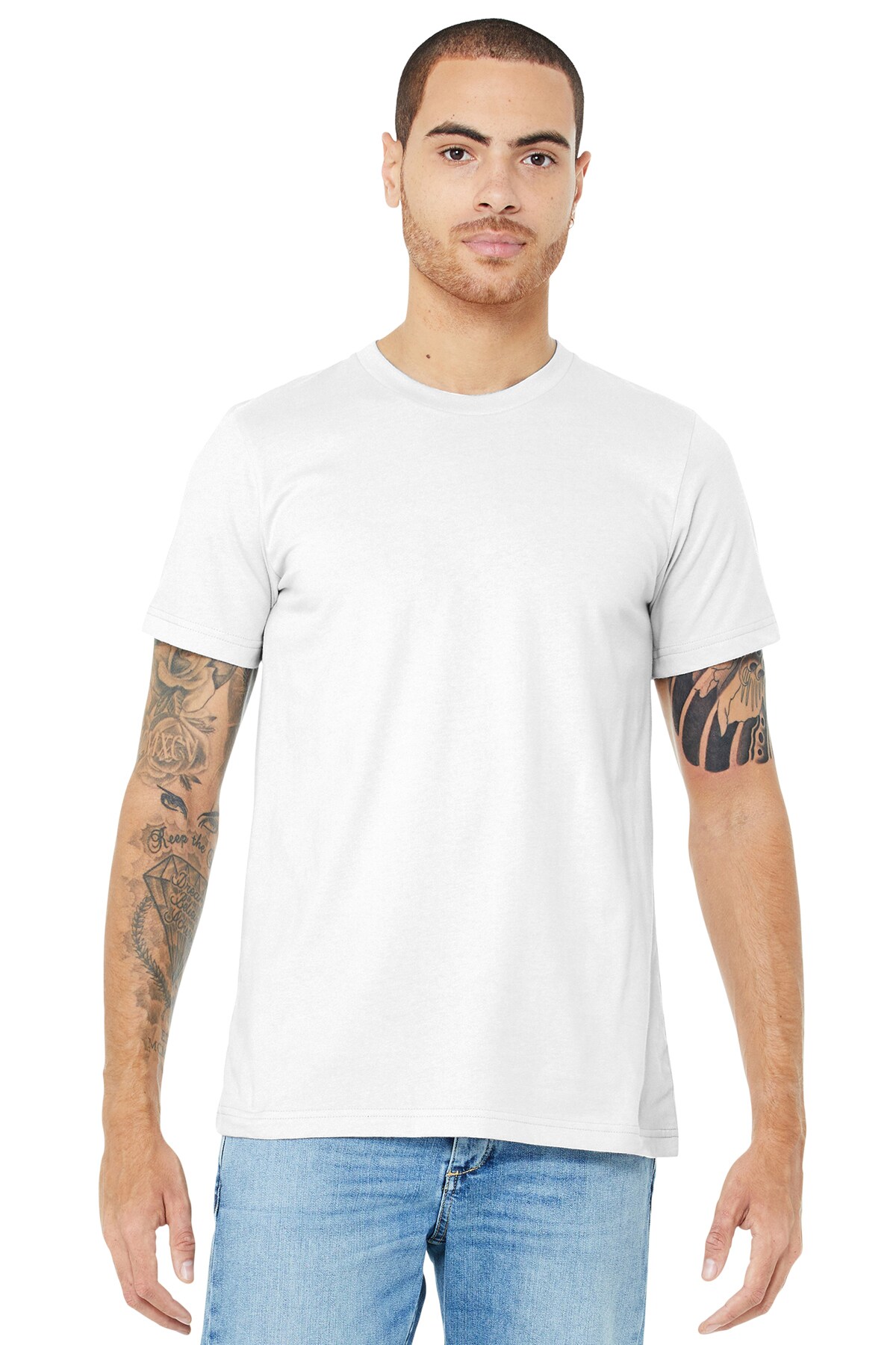 BELLA + CANVAS® Unisex Jersey Crewneck Short Sleeve Tee for Custom Printing & Everyday Wear
