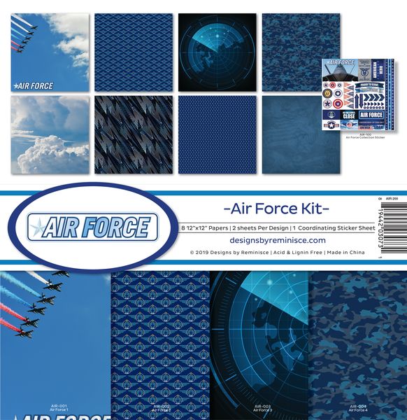 Reminisce Air Force Collection Kit